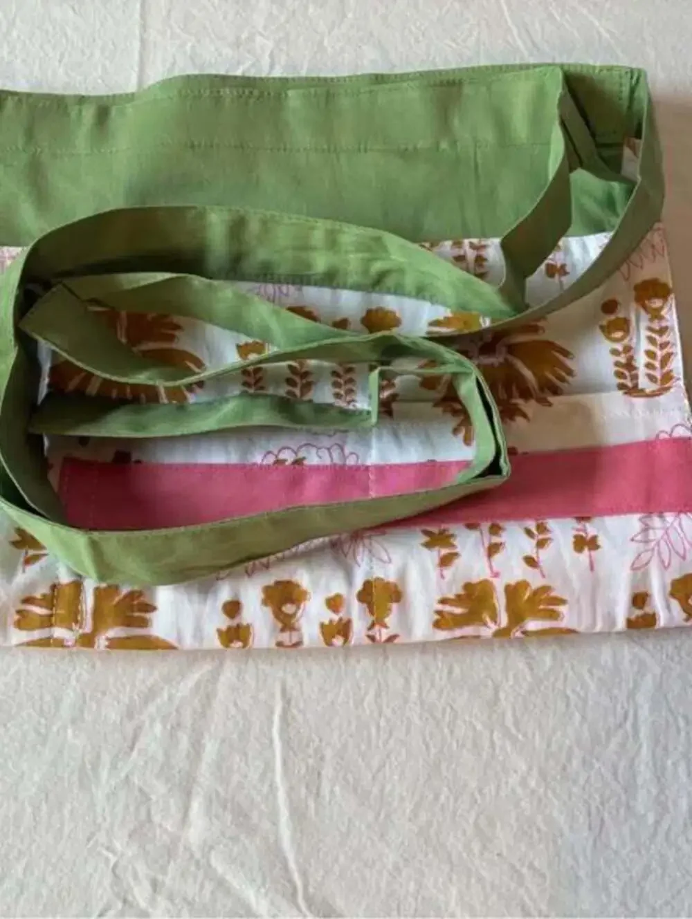 Floral Multi-Pocket Waist Apron